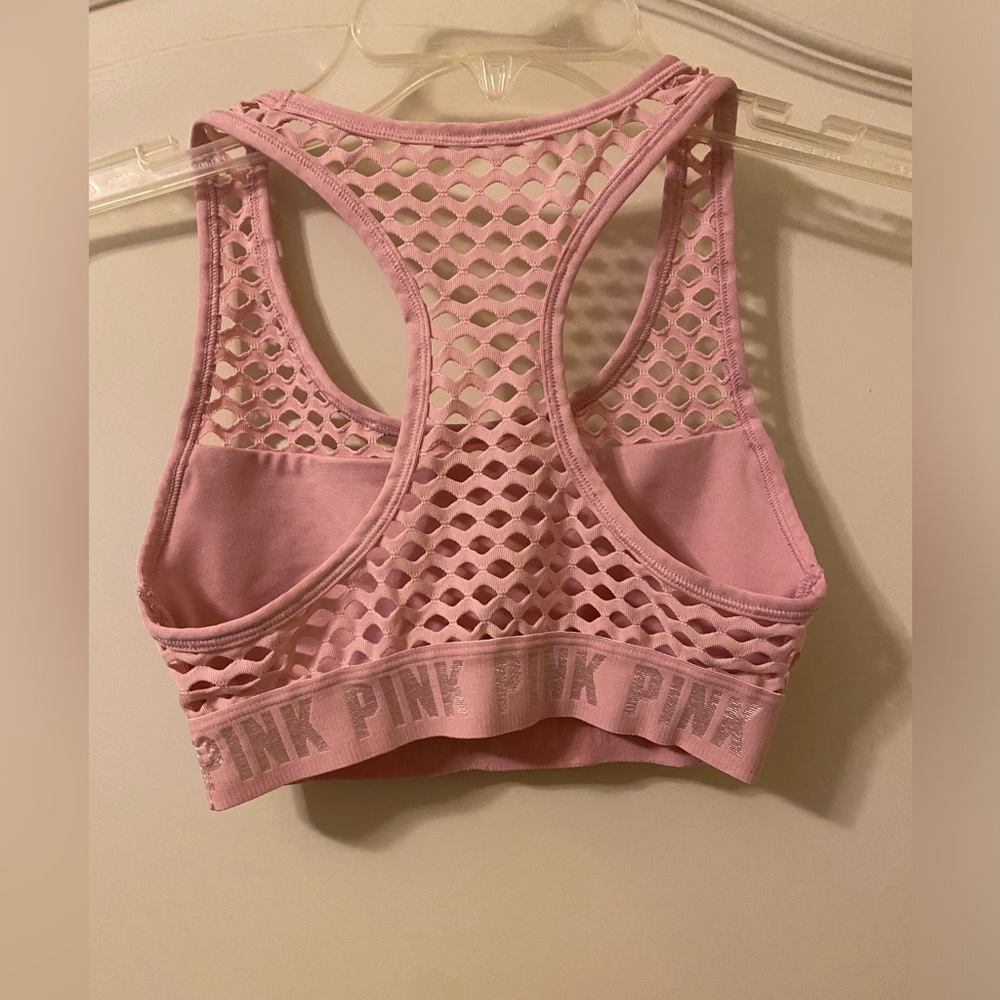 Victoria Secret Pink Ultimate Mesh Racerback Size S - Picture 2 of 3